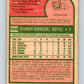 1975 O-Pee-Chee MLB #582 Eduardo Rodriguez  Milwaukee Brewers  V10649