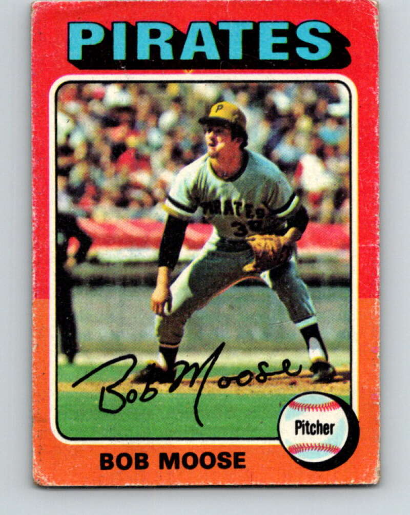 1975 Topps MLB #536 Bob Moose  Pittsburgh Pirates  V10674