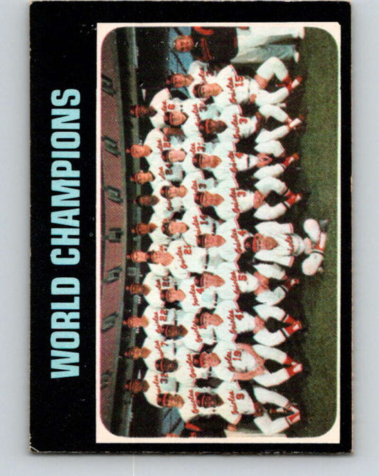 1971 O-Pee-Chee MLB #1 1970 World Champions Baltimore Orioles�  V10677