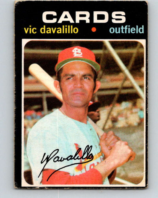 1971 O-Pee-Chee MLB #4 Vic Davalillo� St. Louis Cardinals� V10683