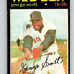 1971 O-Pee-Chee MLB #9 George Scott� Boston Red Sox� V10690