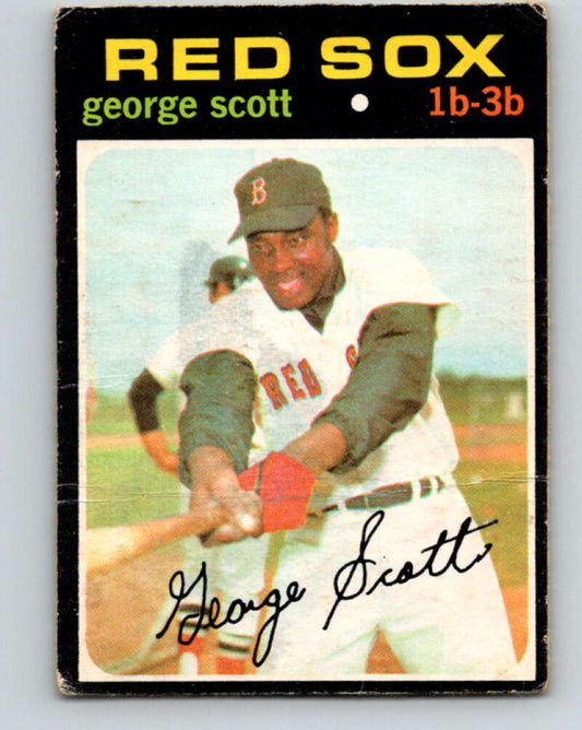 1971 O-Pee-Chee MLB #9 George Scott� Boston Red Sox� V10690