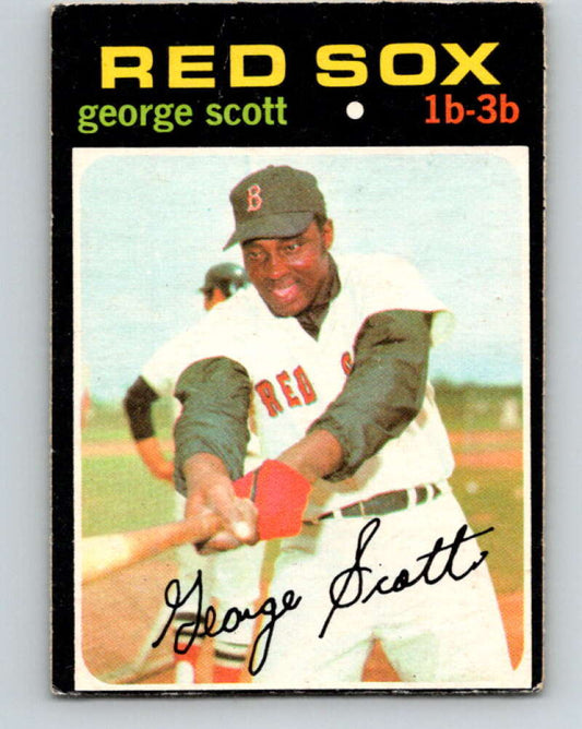 1971 O-Pee-Chee MLB #9 George Scott� Boston Red Sox� V10693
