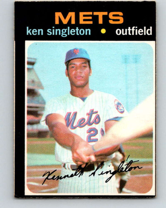 1971 O-Pee-Chee MLB #16 Ken Singleton� RC Rookie New York Mets� V10699