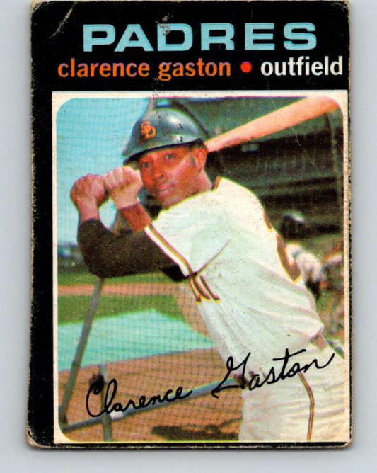 1971 O-Pee-Chee MLB #25 Clarence Gaston� San Diego Padres� V10712