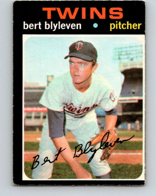 1971 O-Pee-Chee MLB #26 Bert Blyleven� RC Rookie Minnesota Twins� V10713