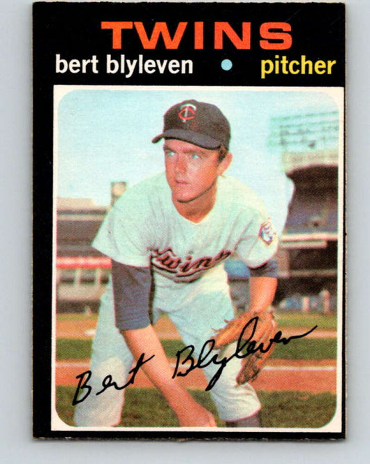 1971 O-Pee-Chee MLB #26 Bert Blyleven� RC Rookie Minnesota Twins� V10715