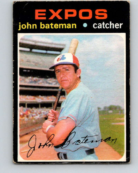 1971 O-Pee-Chee MLB #31 John Bateman� Montreal Expos� V10721