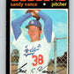 1971 O-Pee-Chee MLB #34 Sandy Vance�RC Rookie Dodgers� V10725
