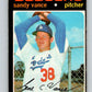 1971 O-Pee-Chee MLB #34 Sandy Vance�RC Rookie Dodgers� V10726