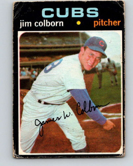 1971 O-Pee-Chee MLB #38 Jim Colborn� RC Rookie Chicago Cubs� V10731