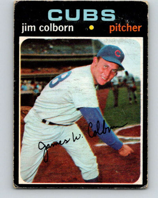 1971 O-Pee-Chee MLB #38 Jim Colborn� RC Rookie Chicago Cubs� V10733