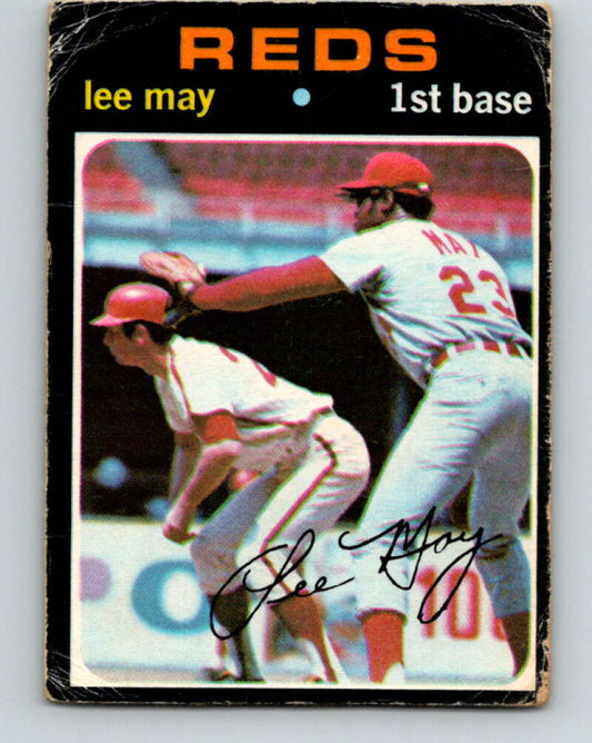 1971 O-Pee-Chee MLB #40 Lee May� Cincinnati Reds� V10738