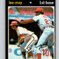 1971 O-Pee-Chee MLB #40 Lee May� Cincinnati Reds� V10740