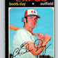 1971 O-Pee-Chee MLB #42 Boots Day� Montreal Expos� V10743