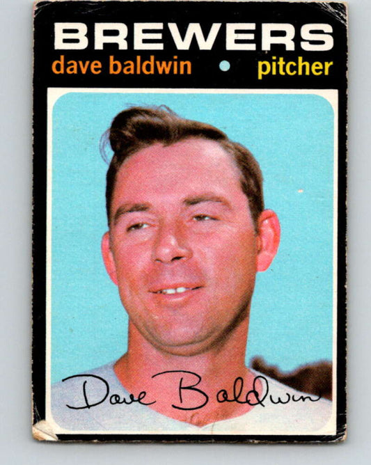 1971 O-Pee-Chee MLB #48 Dave Baldwin� Milwaukee Brewers� V10754