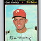 1971 O-Pee-Chee MLB #49 Don Money� Philadelphia Phillies� V10757