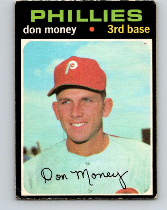 1971 O-Pee-Chee MLB #49 Don Money� Philadelphia Phillies� V10757