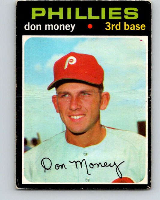 1971 O-Pee-Chee MLB #49 Don Money� Philadelphia Phillies� V10758