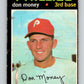 1971 O-Pee-Chee MLB #49 Don Money� Philadelphia Phillies� V10759