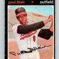 1971 O-Pee-Chee MLB #53 Paul Blair� Baltimore Orioles� V10763