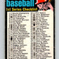 1971 O-Pee-Chee MLB #54 Checklist 1-132 � V10765