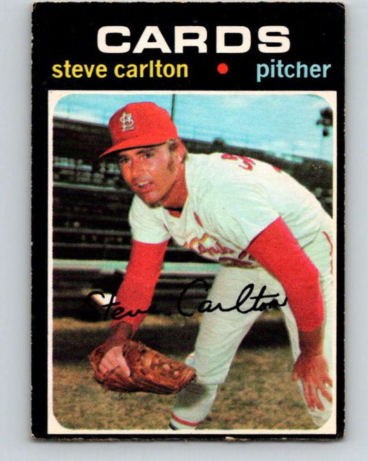 1971 O-Pee-Chee MLB #55 Steve Carlton� St. Louis Cardinals� V10766