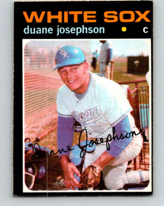 1971 O-Pee-Chee MLB #56 Duane Josephson� Chicago White Sox� V10767
