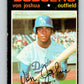 1971 O-Pee-Chee MLB #57 Von Joshua�RC Rookie Dodgers� V10769