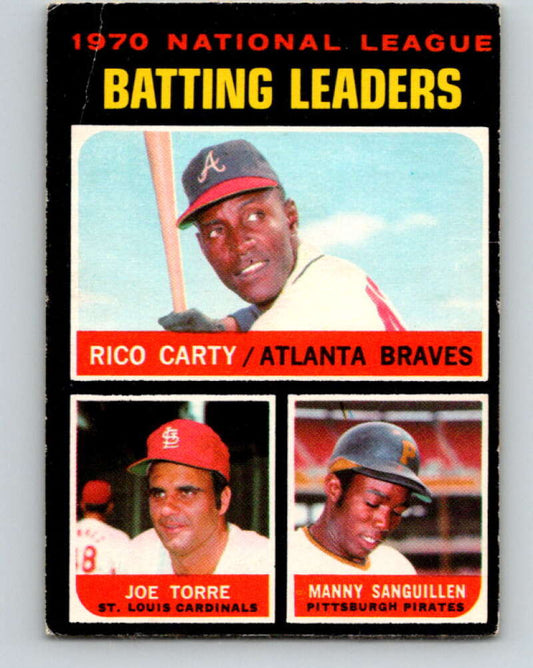 1971 O-Pee-Chee MLB #62 Carty/Torre/Sanguillen� V10779