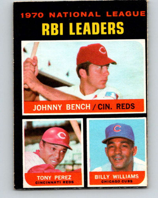 1971 O-Pee-Chee MLB #64 Bench/Perez/Williams� V10784