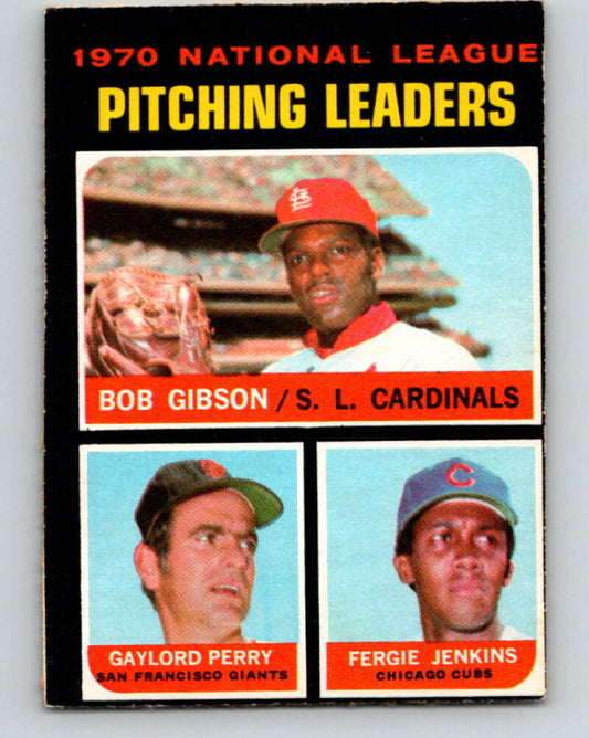 1971 O-Pee-Chee MLB #70 Gibson/Perry/Jenkins� V10794