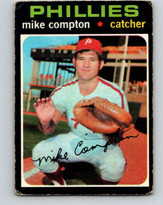 1971 O-Pee-Chee MLB #77 Mike Compton�RC Rookie Phillies� V10801