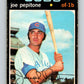 1971 O-Pee-Chee MLB #90 Joe Pepitone� Chicago Cubs� V10810