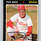 1971 O-Pee-Chee MLB #92 Fred Wenz� Philadelphia Phillies� V10818