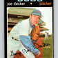 1971 O-Pee-Chee MLB #98 Joe Decker� RC Rookie Chicago Cubs� V10826