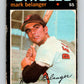 1971 O-Pee-Chee MLB #99 Mark Belanger� Baltimore Orioles� V10830