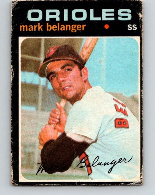 1971 O-Pee-Chee MLB #99 Mark Belanger� Baltimore Orioles� V10830