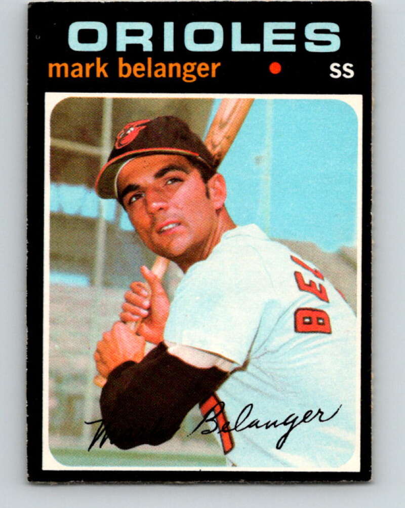1971 O-Pee-Chee MLB #99 Mark Belanger� Baltimore Orioles� V10831