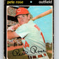 1971 O-Pee-Chee MLB #100 Pete Rose� Cincinnati Reds� V10834