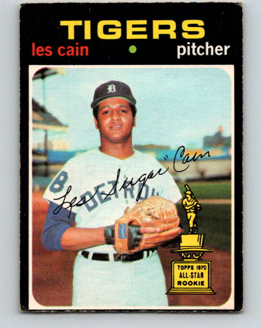 1971 O-Pee-Chee MLB #101 Les Cain� Detroit Tigers� V10835