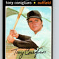 1971 O-Pee-Chee MLB #105 Tony Conigliaro� California Angels� V10840