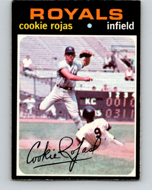 1971 O-Pee-Chee MLB #118 Cookie Rojas� Kansas City Royals� V10855