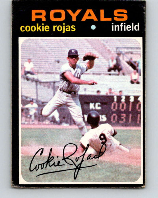 1971 O-Pee-Chee MLB #118 Cookie Rojas� Kansas City Royals� V10856