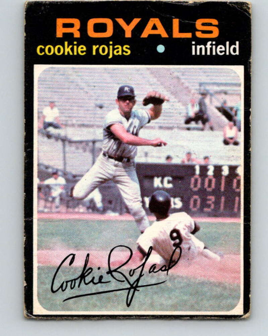 1971 O-Pee-Chee MLB #118 Cookie Rojas� Kansas City Royals� V10857