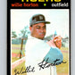 1971 O-Pee-Chee MLB #120 Willie Horton� Detroit Tigers� V10863