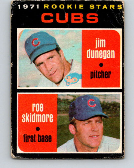 1971 O-Pee-Chee MLB #121 Dunegan/Skidmore� RC Rookie� V10867