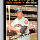 1971 O-Pee-Chee MLB #130 Denis Menke� Houston Astros� V10883