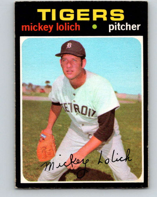 1971 O-Pee-Chee MLB #133 Mickey Lolich� Detroit Tigers� V10886