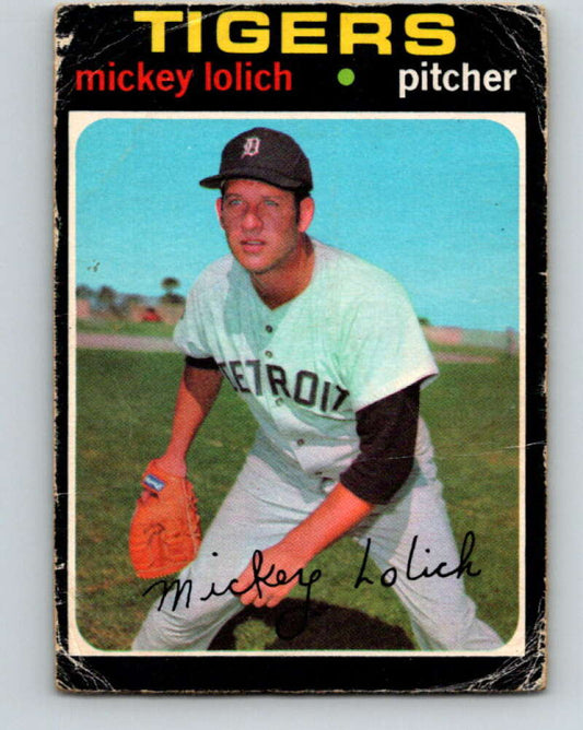 1971 O-Pee-Chee MLB #133 Mickey Lolich� Detroit Tigers� V10888